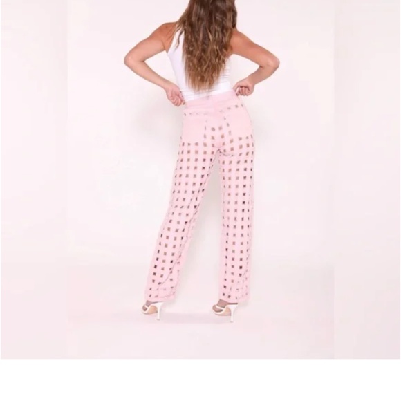 Revice denim 101 / VALLEY GIRL pink hole jeans Size 27 - Picture 5 of 6